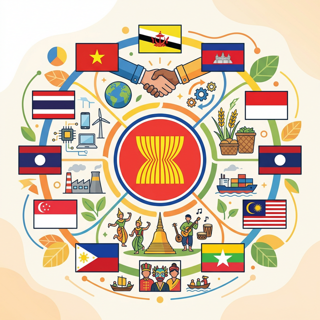 Ilustrasi ASEAN